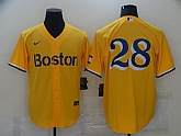 Red Sox 28 J.D. Martinez Gold Nike 2021 City Connect Replica Player Cool Base Jersey,baseball caps,new era cap wholesale,wholesale hats